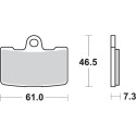 Pastilla de freno SBS P856-HS