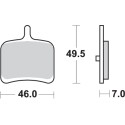 Pastilla de freno SBS P857-LS