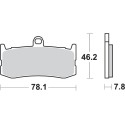 Pastilla de freno SBS P864-DC