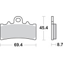 Pastilla de freno SBS P877-HF