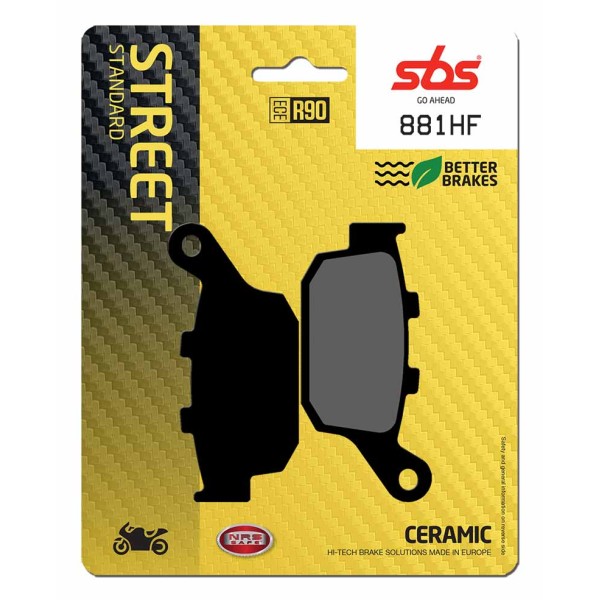 Pastilla de freno SBS P881-HF