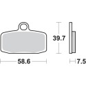 Pastilla de freno SBS P885-SI