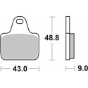 Pastilla de freno SBS P887-DS1