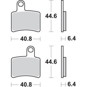 Pastilla de freno SBS P896-HF