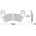 Pastilla de freno SBS P897-PSI