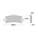 Pastilla de freno SBS P901-DS2