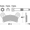 Pastilla de freno SBS P904-LS