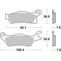 Pastilla de freno SBS P911-SI