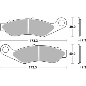 Pastilla de freno SBS P922-HS