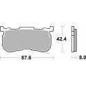 Pastilla de freno SBS P923-LS