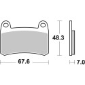 Pastilla de freno SBS P933-HS