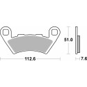 Pastilla de freno SBS P944-HS