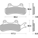 Pastilla de freno SBS P957-PSI