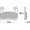 Pastilla de freno SBS P960-HS