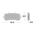 Pastilla de freno SBS P962-RST