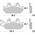 Pastilla de freno SBS P972-PSI