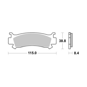 Pastilla de freno SBS P981-PSI
