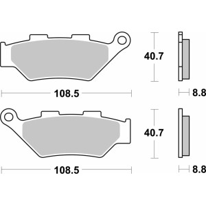 Pastilla de freno SBS P983-HS