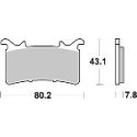 Pastilla de freno SBS P985-DS1
