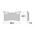 Pastilla de freno SBS P985-RST