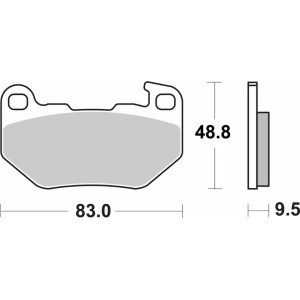 Pastilla de freno SBS P993-LS
