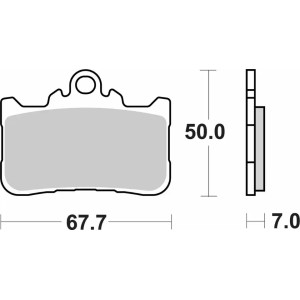 Pastilla de freno SBS P994-HS