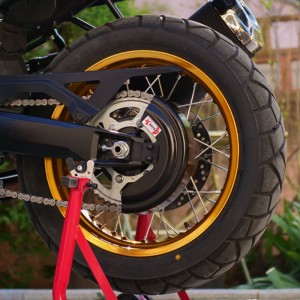 TRIUMPH TIGER 900 a partir de 2020 - Protector de cadena Negro satinado