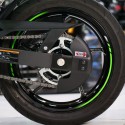 KAWASAKI NINJA 7 HYBRID - Protector de cadena Negro satinado
