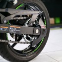 KAWASAKI ELIMINATOR 500 - Protector de cadena Negro satinado