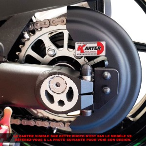 KAWASAKI Z1000 a partir de 2013 - Protector de cadena Negro