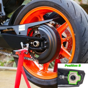 KTM 1290 SUPER ADVENTURE - Protector de cadena Negro