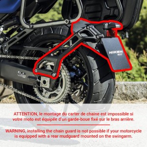 YAMAHA NIKEN de 2018 a 2023 - Protector de cadena Negro