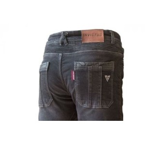 Vaquero de moto con detalles en cuero Invictus Eastwood