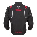 CHAQUETA DE MOTO CORTA EN CORDURA INVICTUS ARES RED