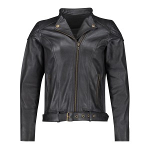 Chaqueta de moto de cuerdo de chica Electra negra