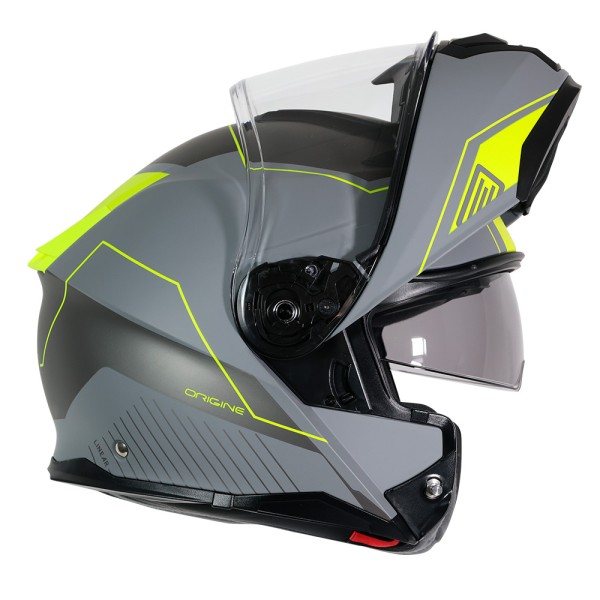 CASCO ORIGINE LOGIC LINEAR FLUO YELLOW GREY MATT