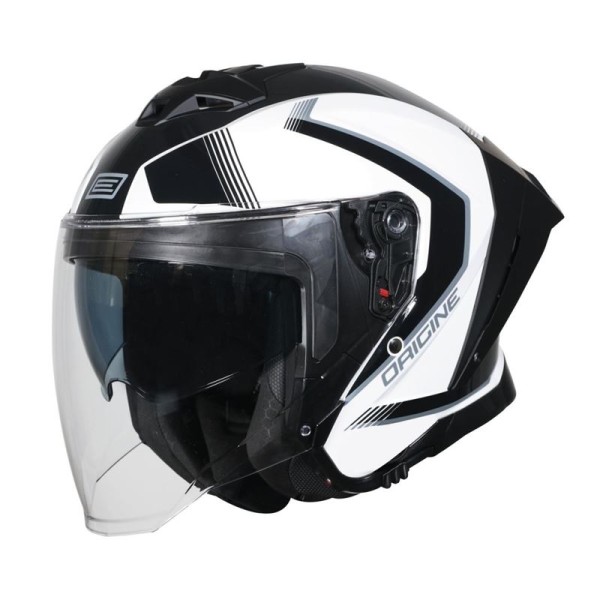 CASCO ORIGINE APRICA ESSENTIAL BLACK WHITE GLOSS