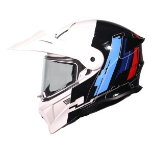 CASCO ORIGINE ADVENTURE CYBORG GLOSS WHITE BLACK