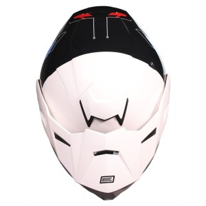 CASCO ORIGINE ADVENTURE CYBORG GLOSS WHITE BLACK