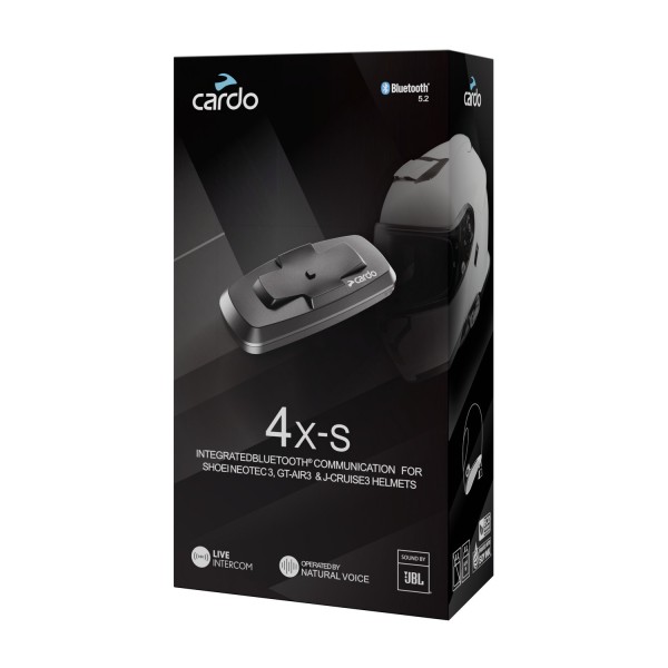 INTERCOMUNICADOR CARDO 4X-S PARA SHOEI NEOTEC 3 / GT-AIR 3 / J-CRUISE 3
