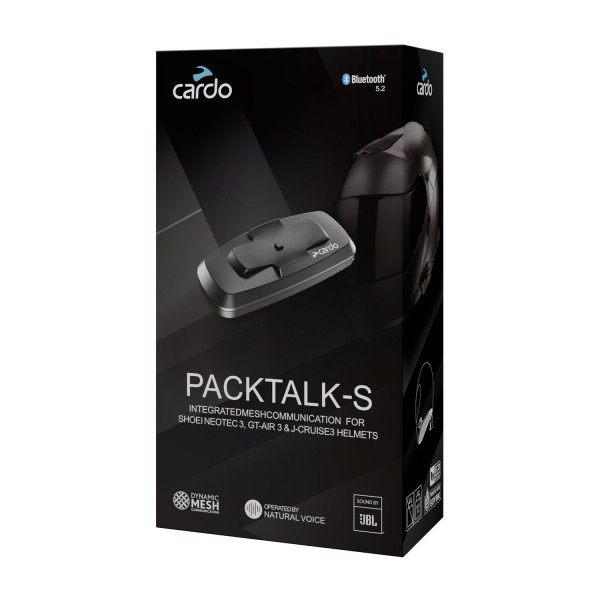 INTERCOMUNICADOR CARDO PACKTALK-S PARA SHOEI NEOTEC 3 / GT-AIR 3 / J-CRUISE 3