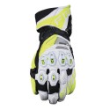 GUANTES FIVE RFX1 EVO BLANCO / AMARILLO FLUOR
