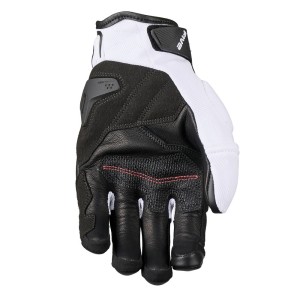 GUANTES FIVE RS2 EVO 2 NEGRO / BLANCO / ROJO FLUOR