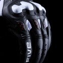 GUANTES FIVE RS2 EVO 2 NEGRO / BLANCO / ROJO FLUOR