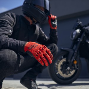 GUANTES FIVE STUNT EVO 2 AZUL / AMARILLO FLUOR