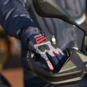 GUANTES FIVE TFX4 AZUL / ROJO