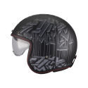 CASCO MT LEMANS 2 SV S DYSTOPIC B12 MATE - JET