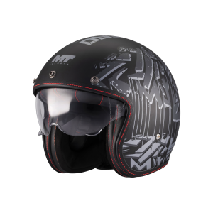 CASCO MT LEMANS 2 SV S DYSTOPIC B12 MATE - JET
