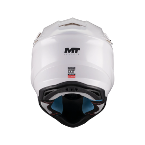 CASCO MT FALCON S PURE A0 PERLA BRILLO - OFF ROAD