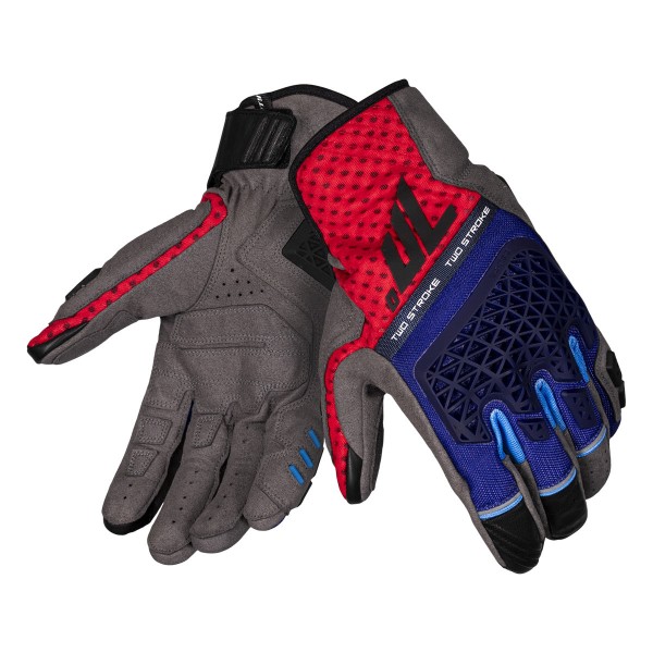 GUANTE SD-N60 TWO STROKE VERANO NAKED HOMBRE AZUL/ROKO